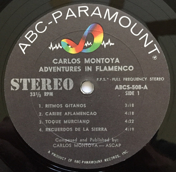 Carlos Montoya : Adventures In Flamenco (LP, Album)