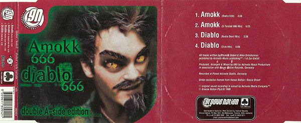 666 : Amokk / Diablo (CD, Maxi)