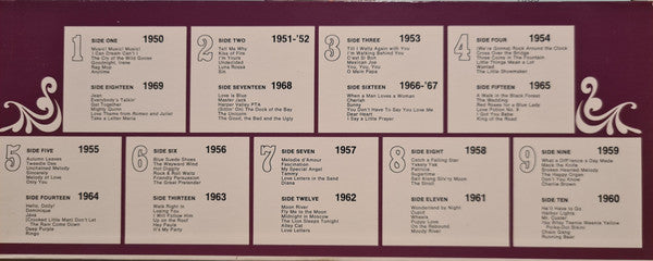 Various : Great Original Hits Of The '50s And '60s (9xLP, Comp + Box)