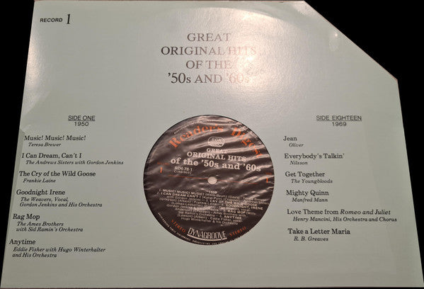 Various : Great Original Hits Of The '50s And '60s (9xLP, Comp + Box)