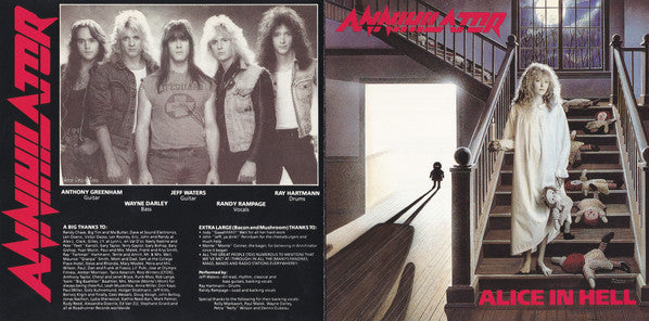 Annihilator (2) : Alice In Hell (CD, Album)