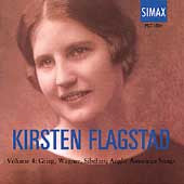 Kirsten Flagstad - Edvard Grieg / Richard Wagner / Jean Sibelius : Volume 4: Grieg, Wagner, Sibelius; Anglo-American Songs (2xCD, Comp, Mono, RE + Box)