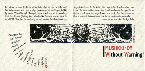 Musiikki Oy : Without Warning (CD, Album)