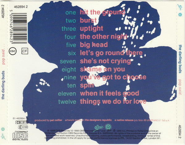 The Darling Buds : Pop Said... (CD, Album)