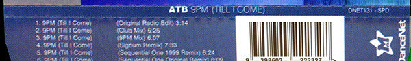 ATB : 9PM (Till I Come) (CD, Maxi)