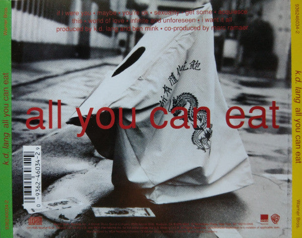 k.d. lang : All You Can Eat (CD, Album, Mar)