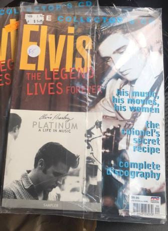Elvis Presley : Platinum A Life in Music (CD, Promo, Smplr, Mag)