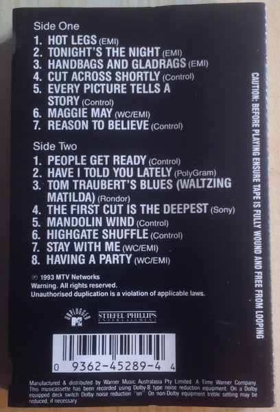 Rod Stewart : Unplugged ...And Seated (Cass, Album, XDR)