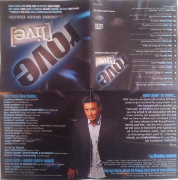 Various : Rove [Live]...Some More Music (CD, Comp)