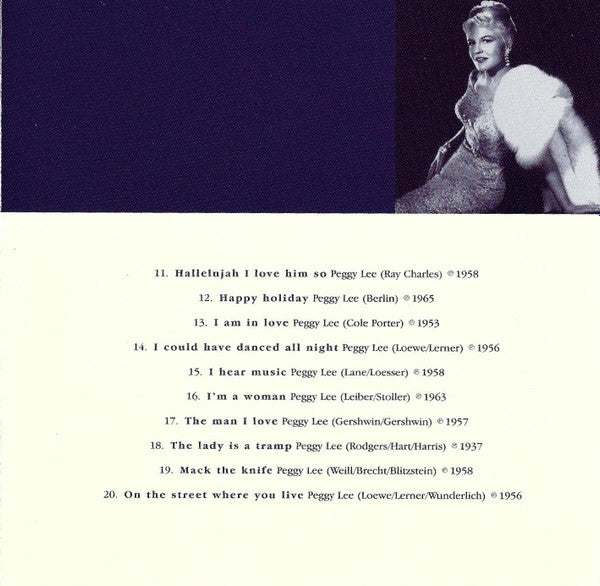 Peggy Lee : The Very Best Of Peggy Lee (CD, Comp)
