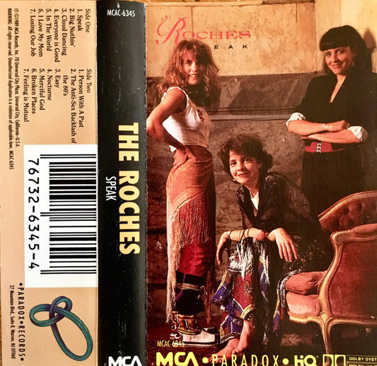 The Roches : Speak (Cass, Album)