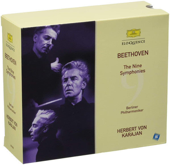 Herbert von Karajan - Berliner Philharmoniker : Beethoven The Nine Symphonies (5xCD, Album)