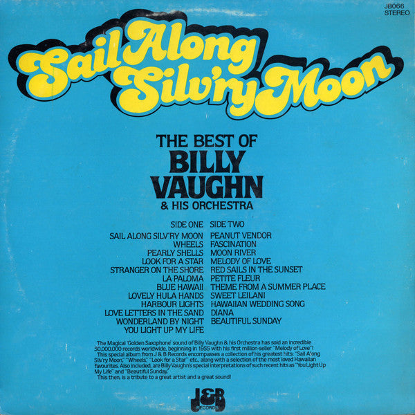 Billy Vaughn And His Orchestra : Sail Along Silv'ry Moon (LP, Comp)