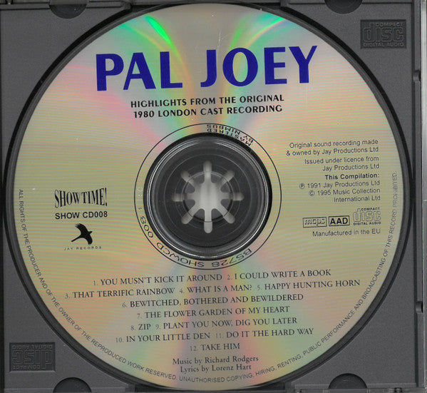 Rodgers & Hart : Pal Joey (CD, Album)