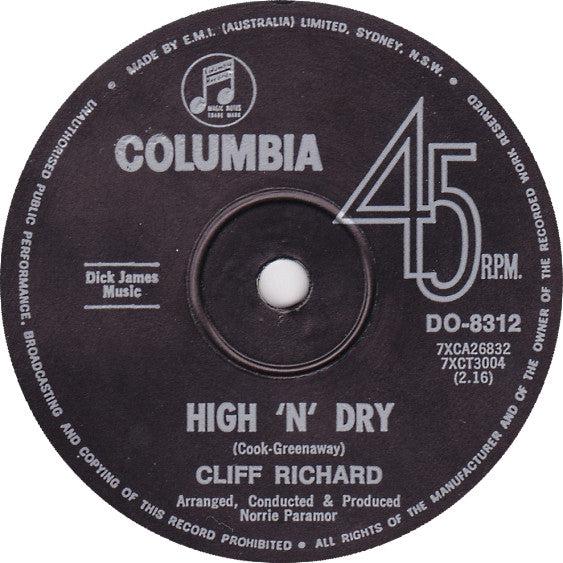 Cliff Richard : Congratulations (7", Single)