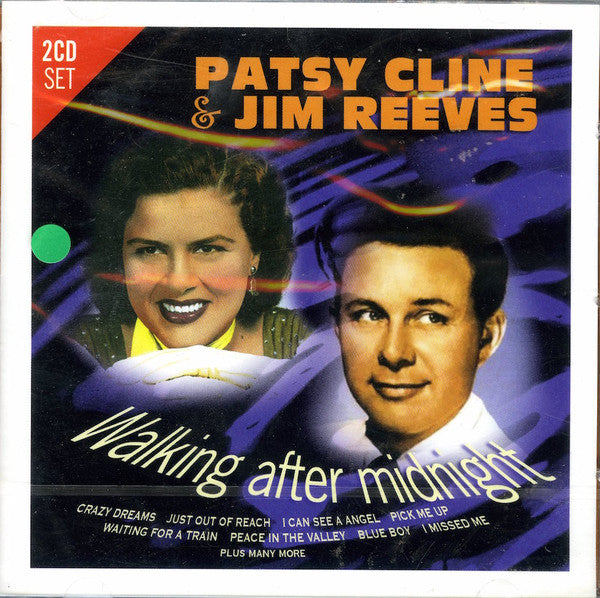 Patsy Cline & Jim Reeves : Walking After Midnight (2xCD, Album, Comp)