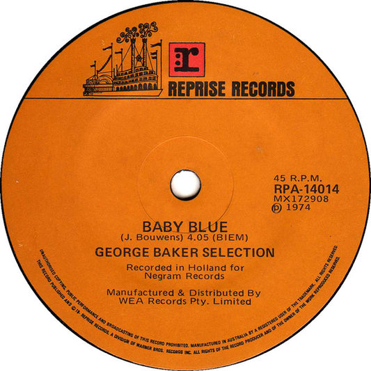 George Baker Selection : Baby Blue (7", Single)