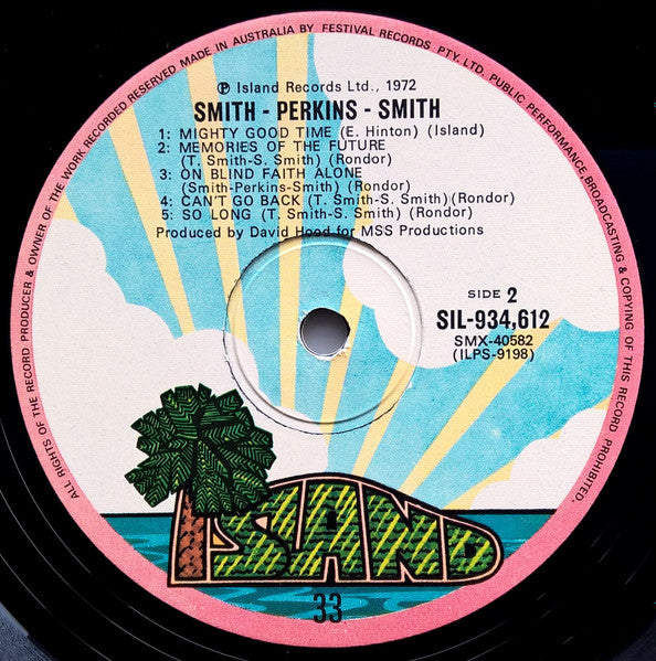Smith, Perkins & Smith : Smith Perkins Smith (LP, Album)