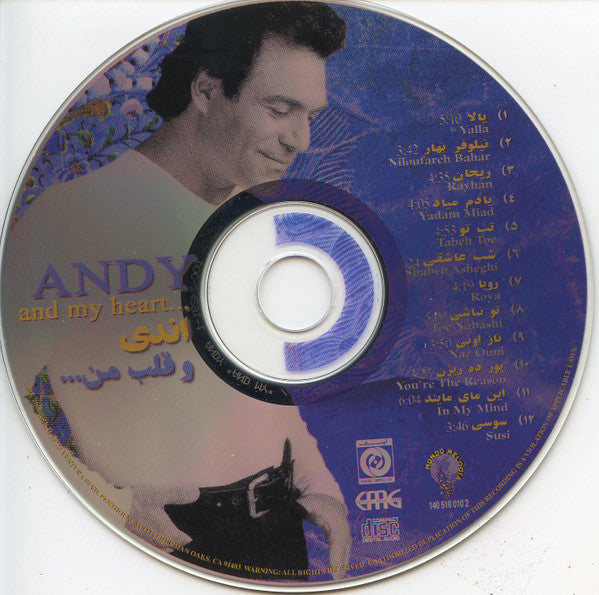 Andy Madadian : Va Ghalbe Man (CD, Album)
