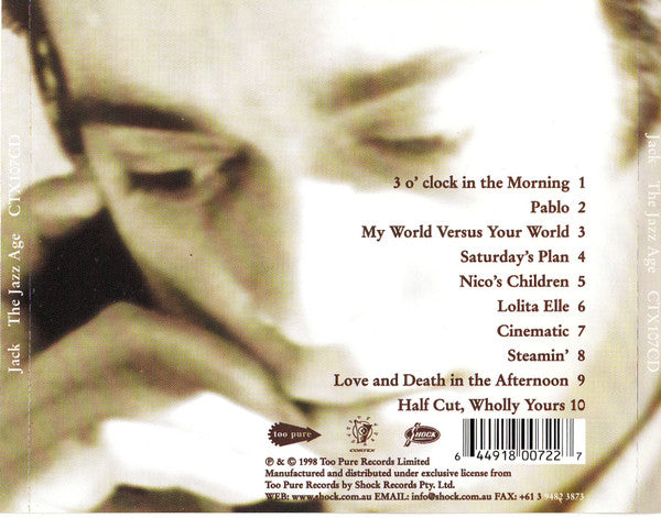 Jack : The Jazz Age (CD, Album)