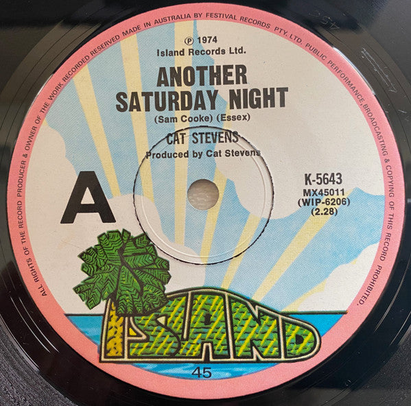 Cat Stevens : Another Saturday Night (7", Single)