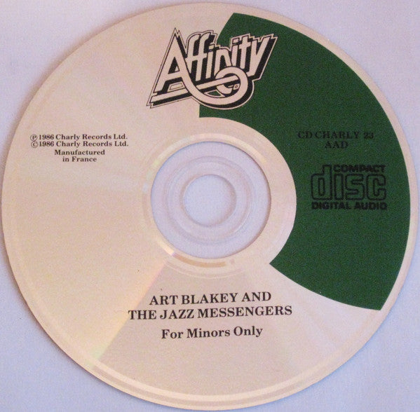 Art Blakey & The Jazz Messengers : For Minors Only (CD, Album)