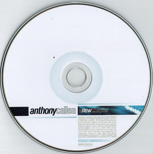 Anthony Callea : A New Chapter (CD, Album)