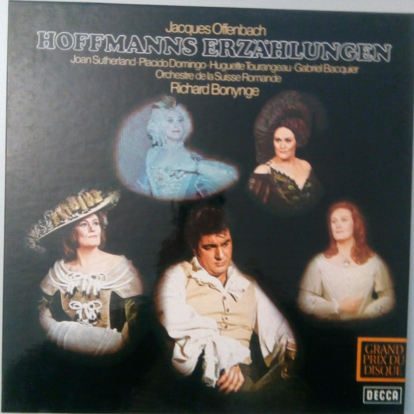 Jacques Offenbach / Joan Sutherland • Placido Domingo • Huguette Tourangeau • Gabriel Bacquier / Richard Bonynge / L'Orchestre De La Suisse Romande : Hoffmanns Erzählungen (3xLP + Box)