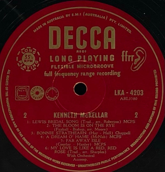 Kenneth McKellar : Kenneth McKellar (LP, Mono)