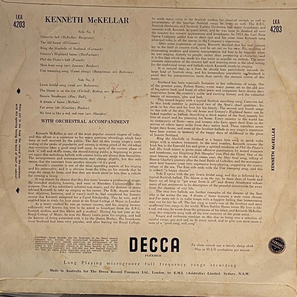 Kenneth McKellar : Kenneth McKellar (LP, Mono)