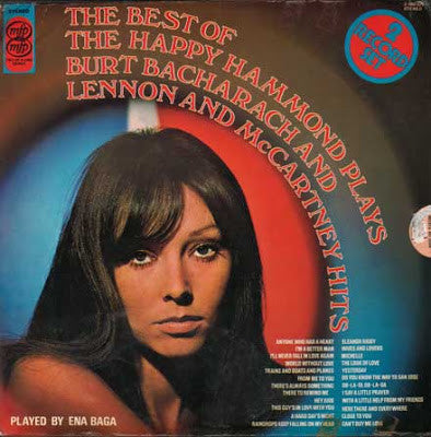 Ena Baga : The Best Of The Happy Hammond Plays Burt Bacharach And Lennon And McCartney Hits (2xLP, Comp)