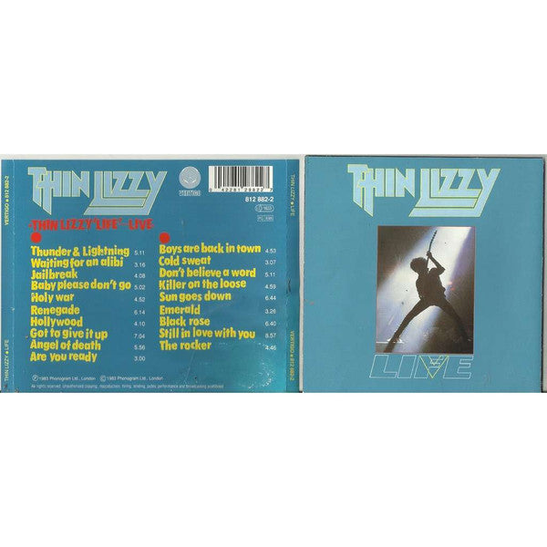 Thin Lizzy : Life Live (2xCD, Album, RE, Fat)