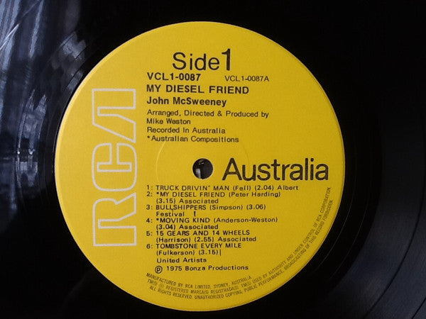 John McSweeney : My Diesel Friend (LP)