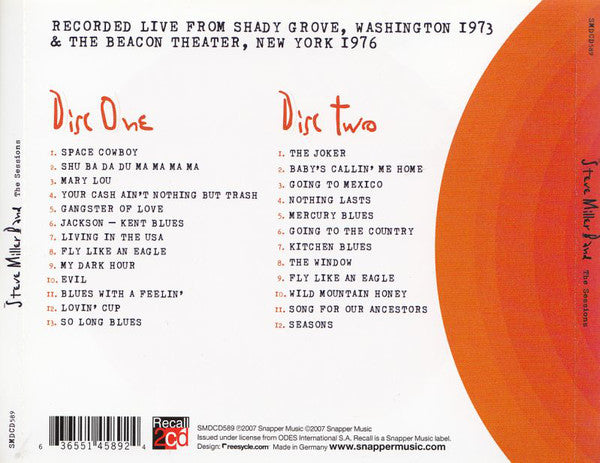 Steve Miller Band : The Sessions (2xCD, RE)