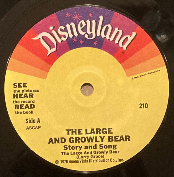 Unknown Artist : The Large And Growly Bear (7", Styrene)