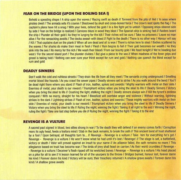 3 Inches Of Blood : Advance And Vanquish (CD, Album)