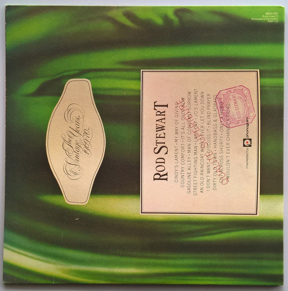 Rod Stewart : The Vintage Years 1969-70 (LP, Album, RE + LP, Album, RE + Comp)