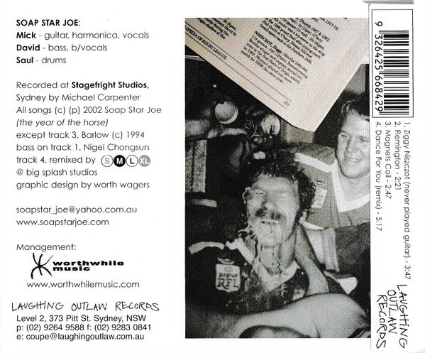 Soap Star Joe : Ziggy Niszczot (Never Played Guitar) (CD, Single)