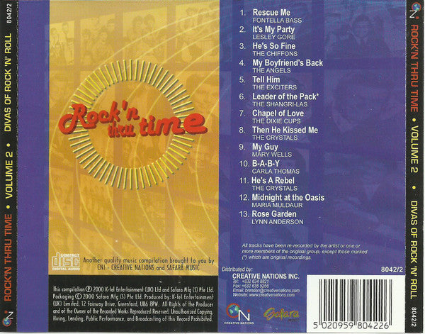 Various : Rock'n Thru Time Volume 2 - Divas Of Rock 'N' Roll (CD, Comp)