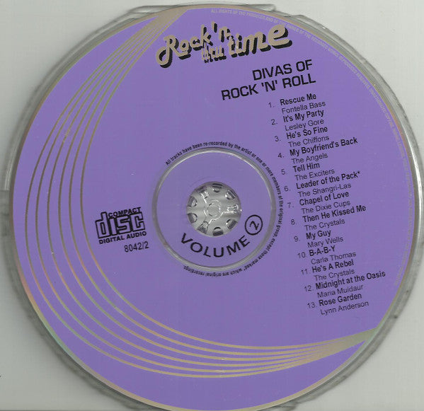 Various : Rock'n Thru Time Volume 2 - Divas Of Rock 'N' Roll (CD, Comp)