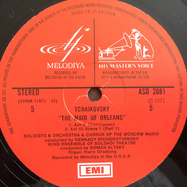 Tchaikovsky* - Irina Arkhipova*, Klavdiya Radchenko, Vladimir Valaitis, Chorus* & Orchestra Of The Moscow Radio*, Gennadi Rozhdestvensky : The Maid Of Orleans (4xLP, Album + Box)