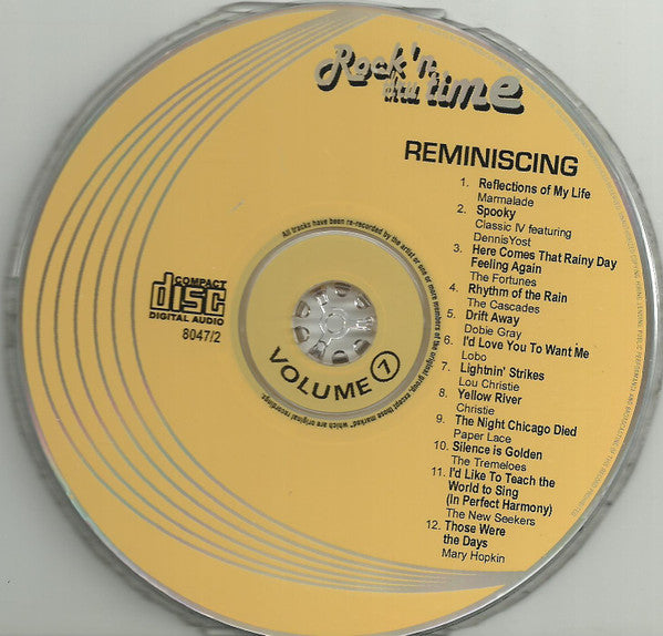 Various : Rock'n Thru Time Volume 7 - Reminiscing (CD, Comp)