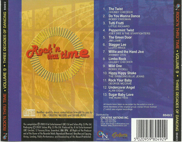 Various : Rock'n Thru Time Volume 9 - 3 Decades Of Dancing (CD, Comp)