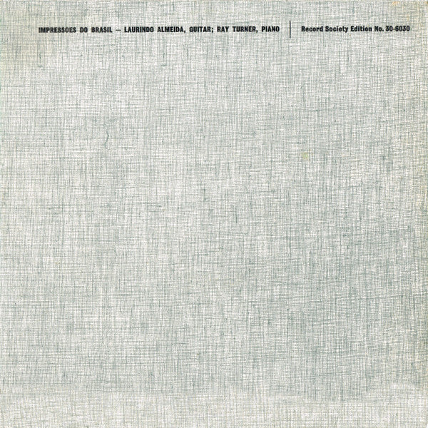 Laurindo Almeida, Ray Turner : Impressoes Do Brasil (LP, Album, Mono, Club, Hor)