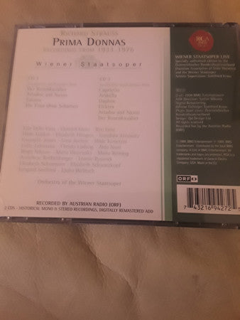 Wiener Staatsoper* : Prima Donnas, Recordings From 1933-1976 (2xCD, Album)