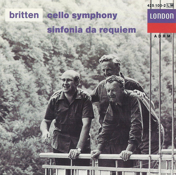 Benjamin Britten : Cello Symphony / Sinfonia Da Requiem (CD, Comp, RM, RP, PMD)