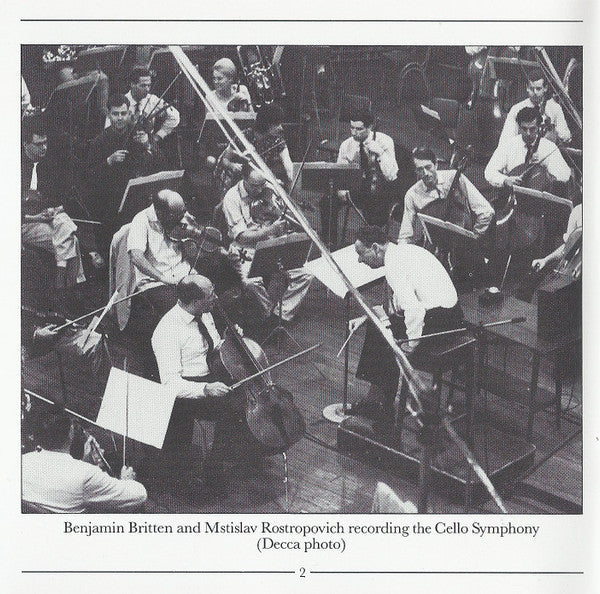 Benjamin Britten : Cello Symphony / Sinfonia Da Requiem (CD, Comp, RM, RP, PMD)