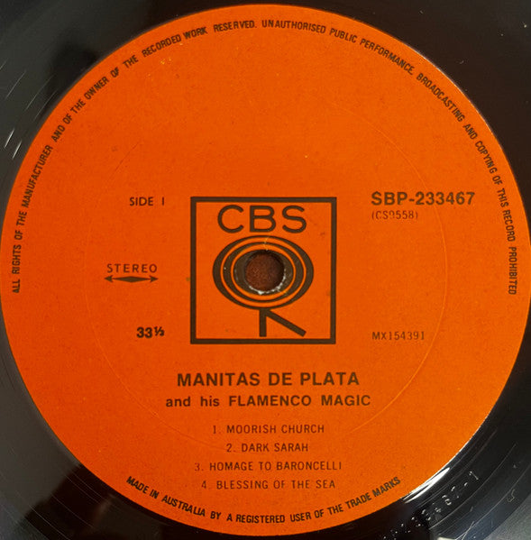 Manitas De Plata : Manitas De Plata and his Flamenco Magic (LP, Album)