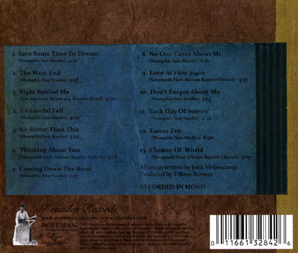 John Mellencamp* : No Better Than This (CD, Album, Mono)