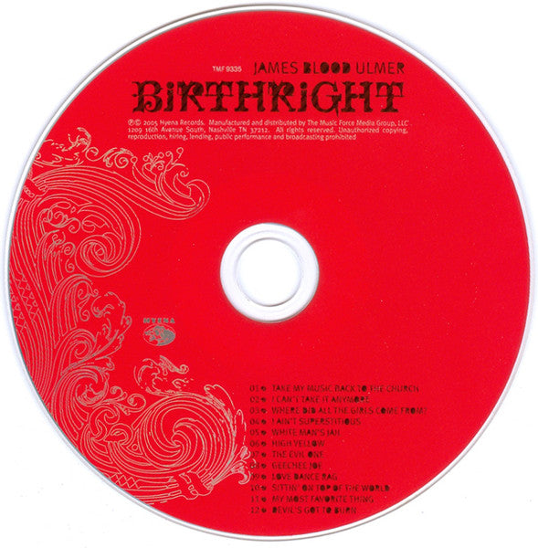 James Blood Ulmer : Birthright (CD, Album)